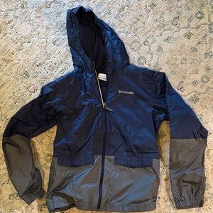 Columbia Kids Raincoat - Navy and Gray
